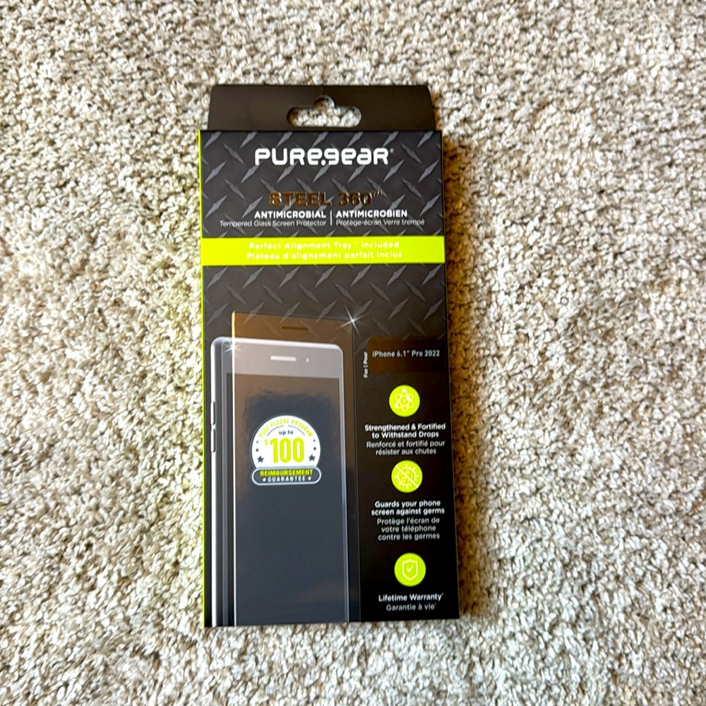 Brand New Pure Gear Tempered Glass screen protector